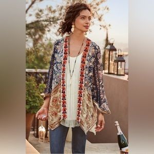 Floral Bohemian Kimono Cardigan
